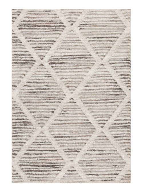 Alfombra de salón geométrica rombos estilo bereber TUNIS 160 x 230 cm Future Home - Kiabi