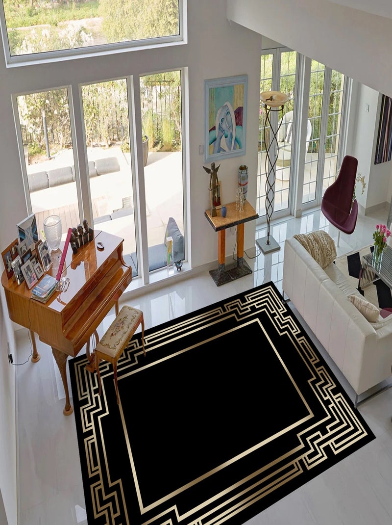 Alfombra de salón Laby Negro Negro - Kiabi