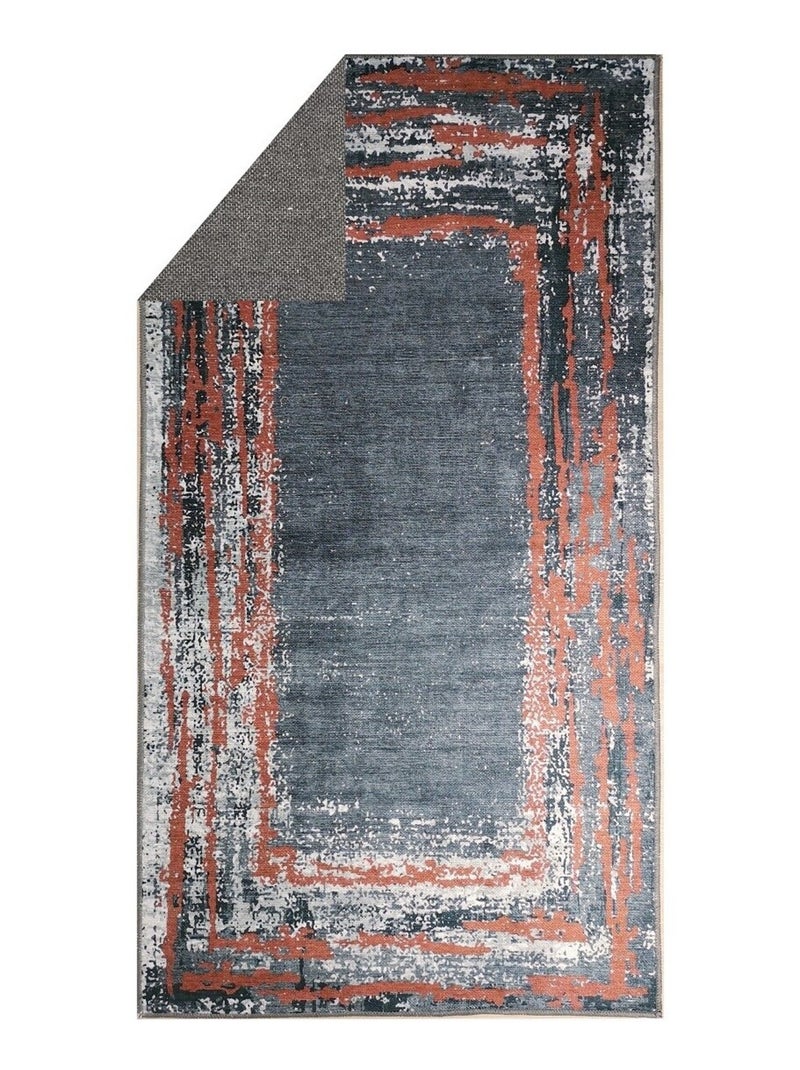 Alfombra de salón lavable, RING Gris - Kiabi