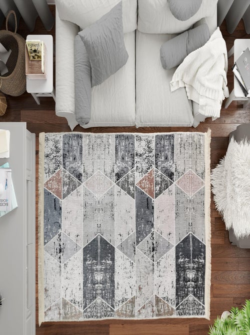 Alfombra de salón lavable, TRENDY Pastel - Kiabi