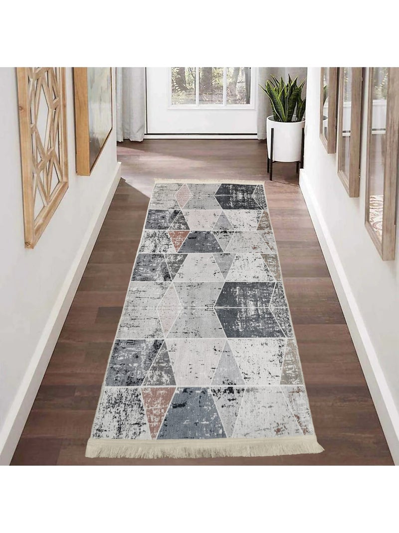 Alfombra de salón lavable, TRENDY Pastel Gris - Kiabi