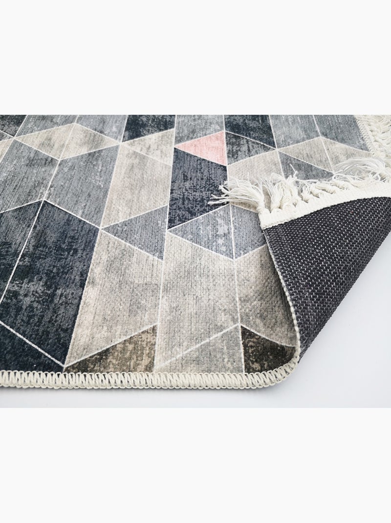Alfombra de salón lavable, TRENDY Pastel Gris - Kiabi