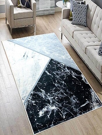 Alfombra de salón mármol