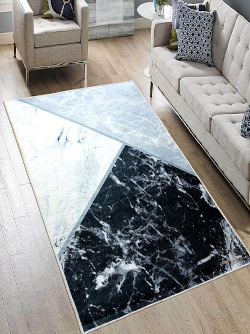 Alfombra de salón MÁRMOL Gris - Kiabi