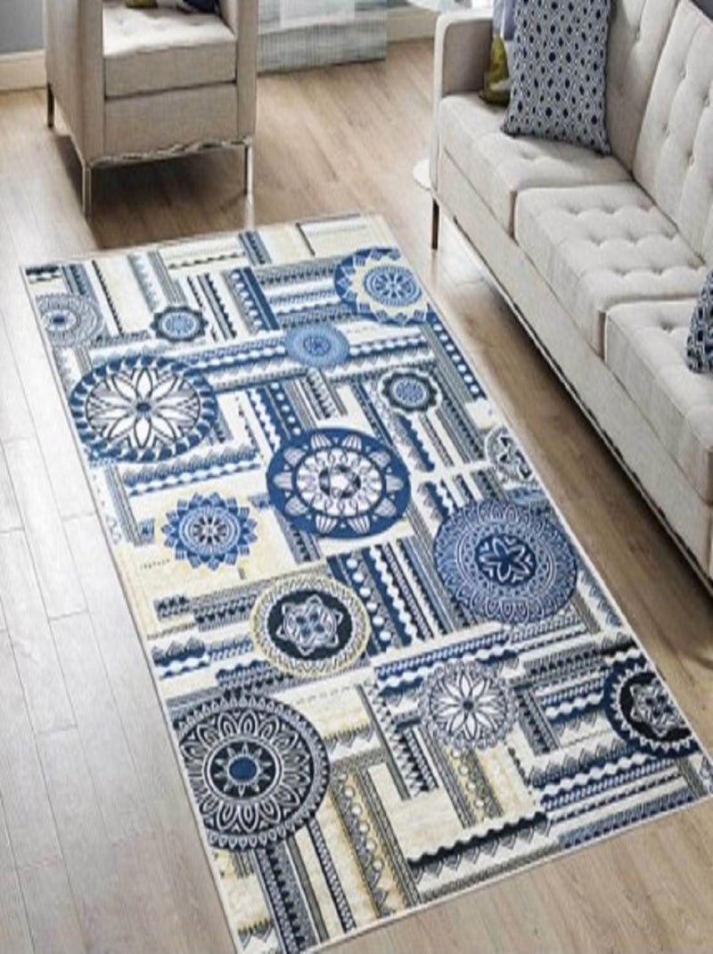 Alfombra de salón MILANO Azul - Kiabi
