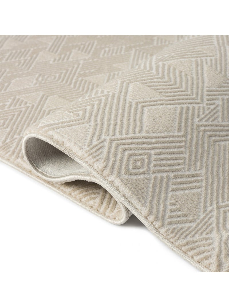 Alfombra de salón NORA 5700 Beige - Kiabi