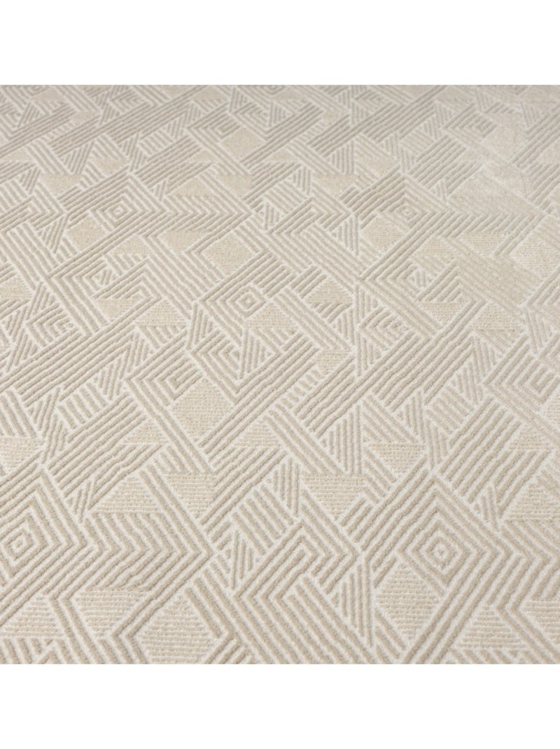 Alfombra de salón NORA 5700 Beige - Kiabi