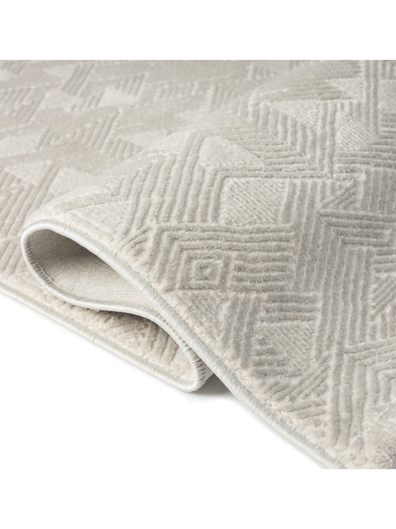 Alfombra de salón NORA 5700 Gris - Kiabi