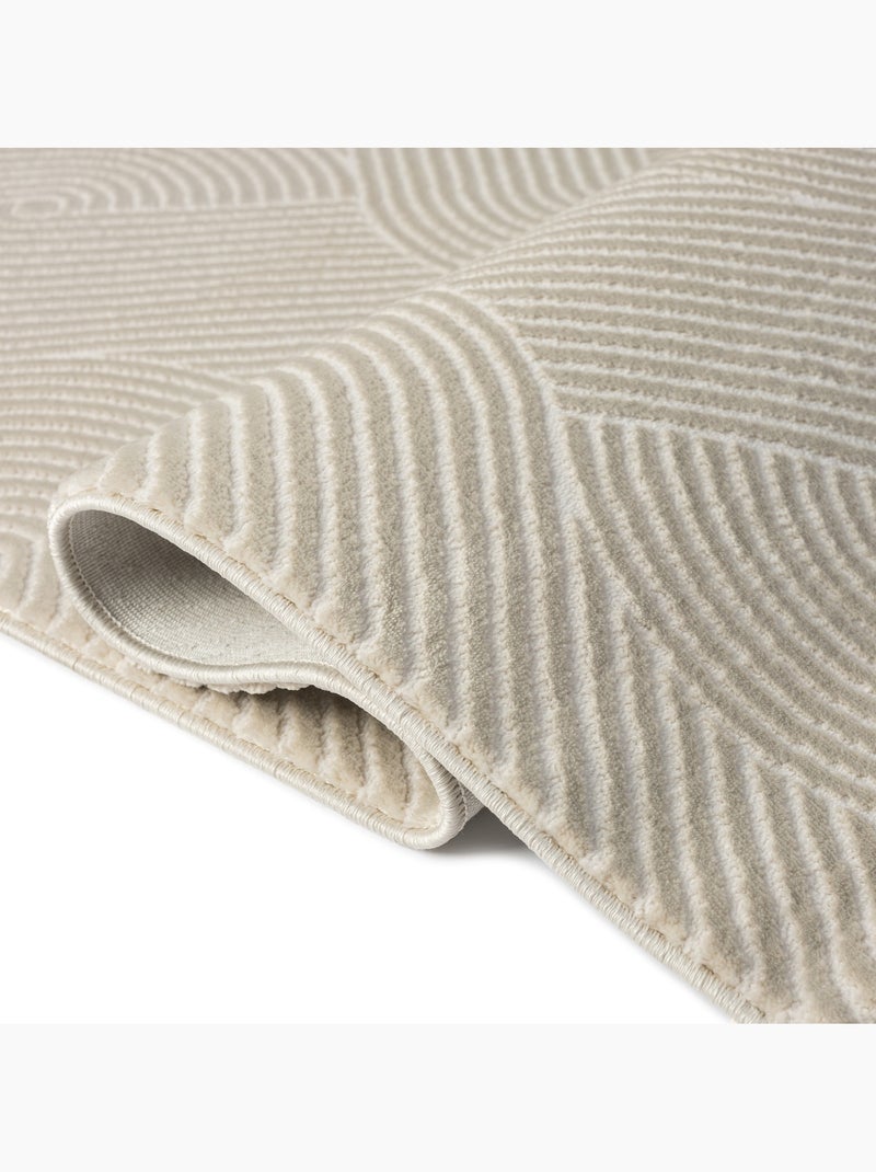 Alfombra de salón NORA 5800 Beige - Kiabi