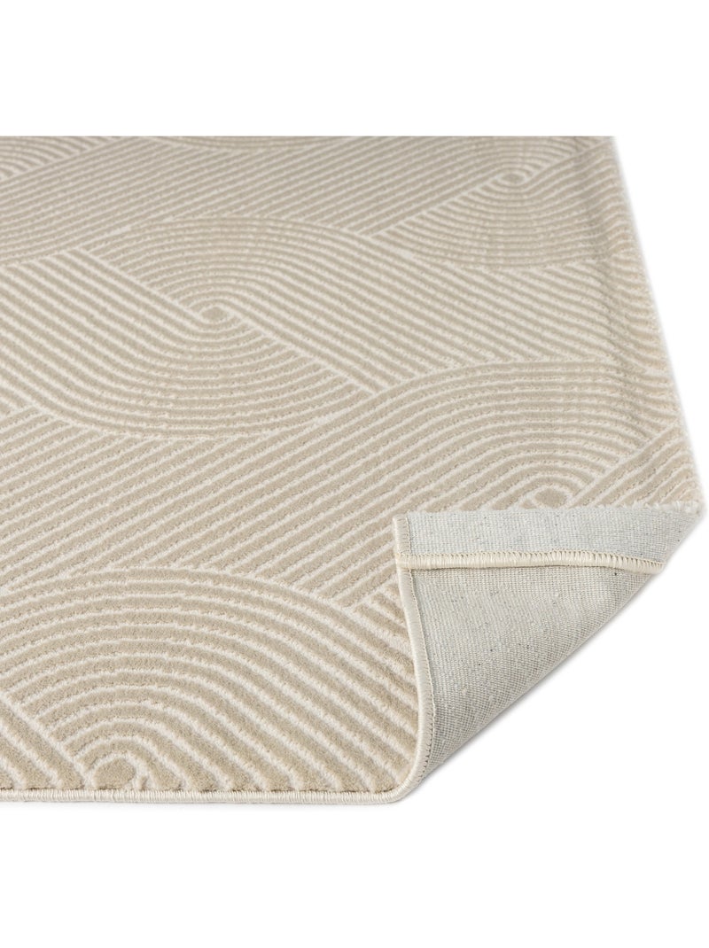 Alfombra de salón NORA 5800 Beige - Kiabi