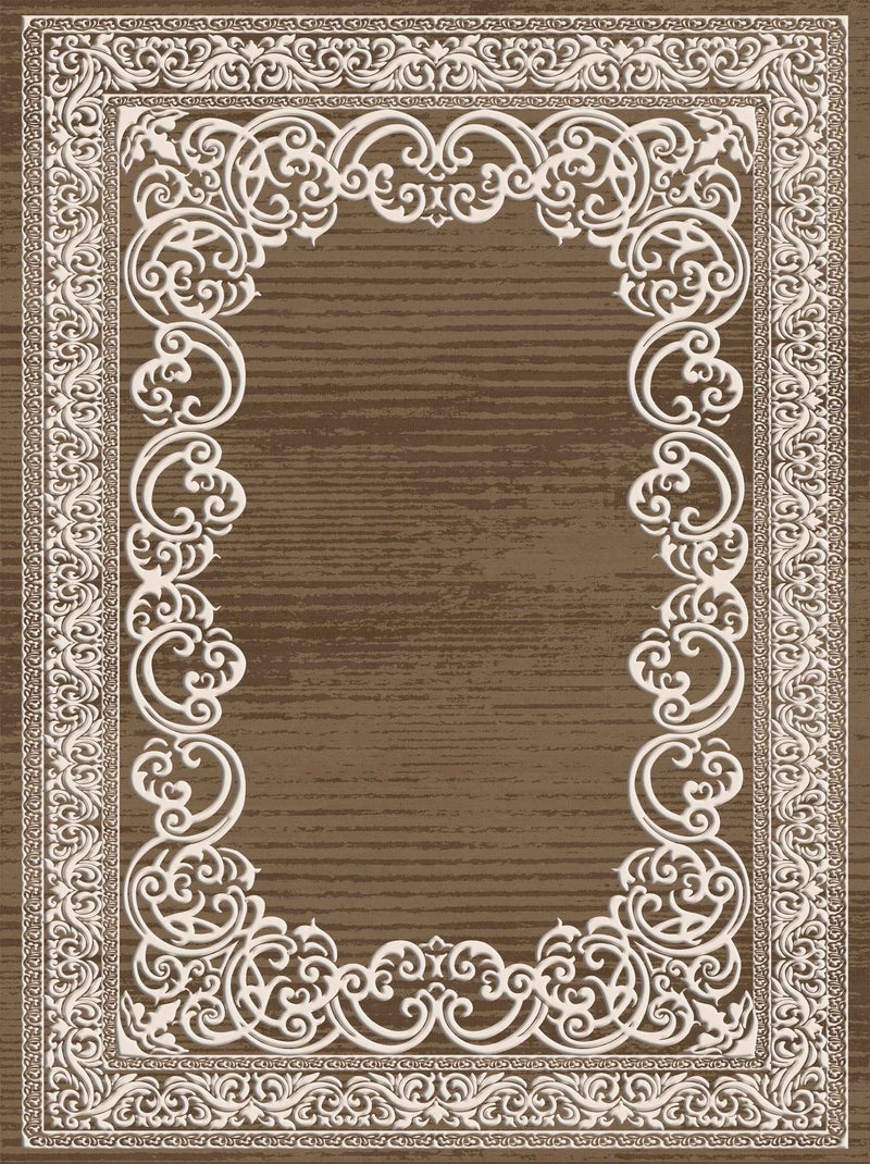 Alfombra de salón ORIENT Marrón - Kiabi