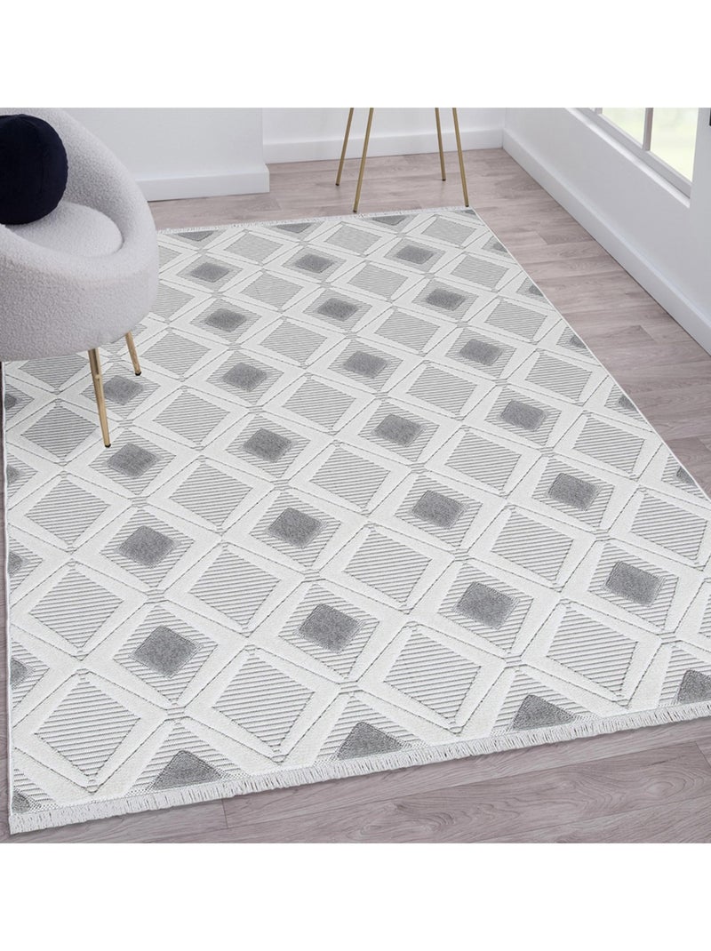 Alfombra de salón OSLO 9830 Gris - Kiabi