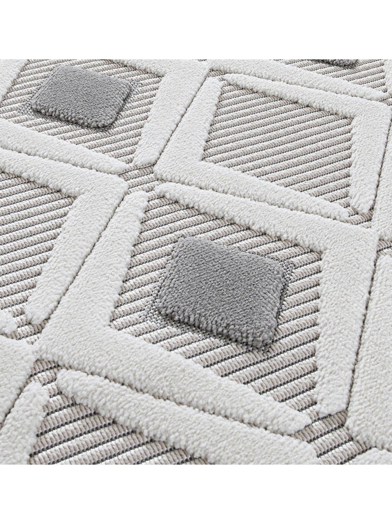 Alfombra de salón OSLO 9830 Gris - Kiabi