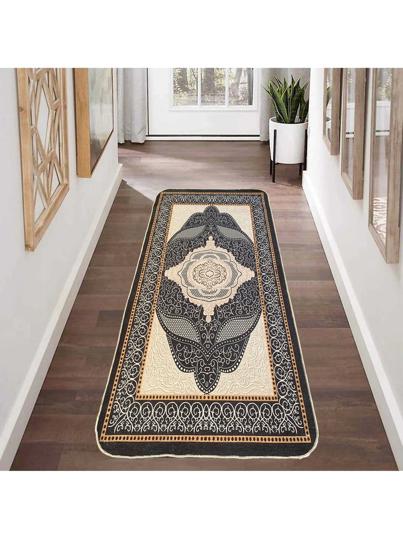 Alfombra de salón OTTOMAN Negro - Kiabi