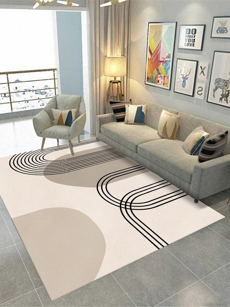 Alfombra de salón SEVENTIES Beige gris - Kiabi