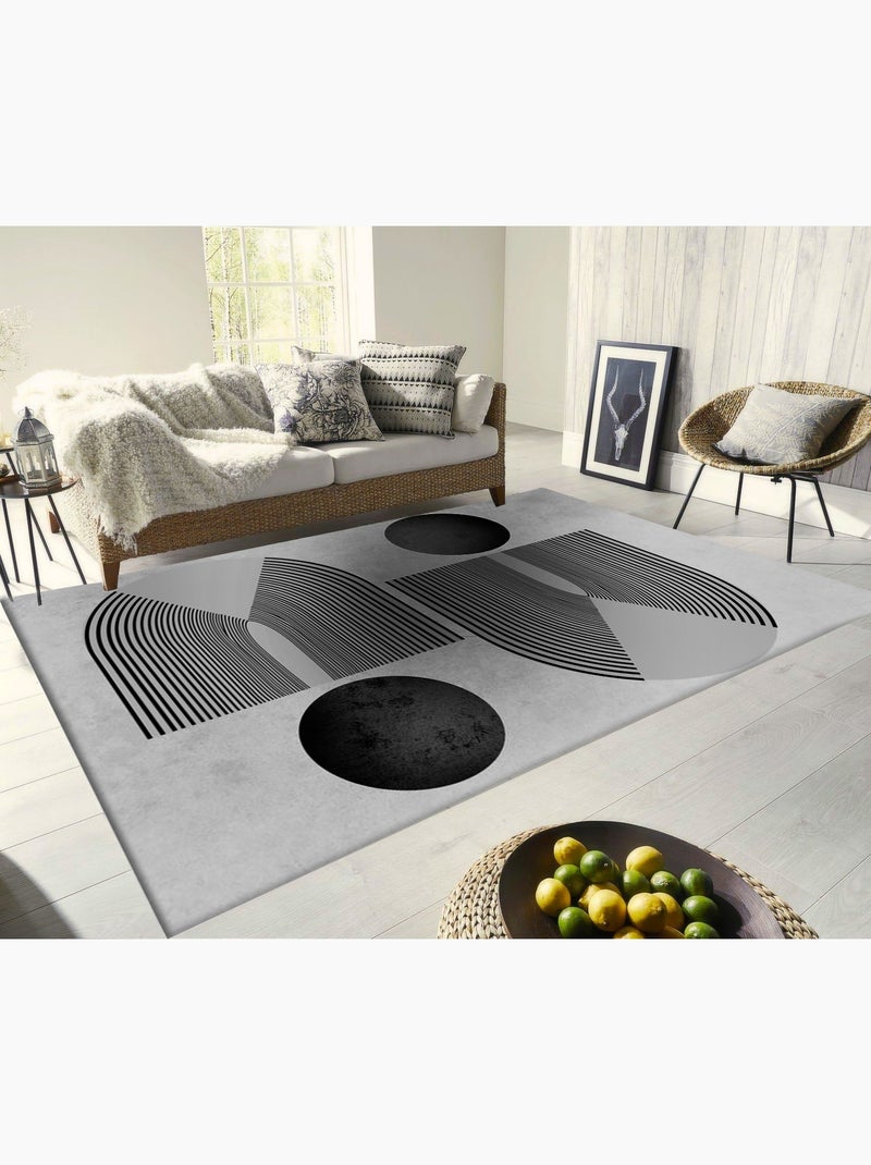 Alfombra de salón SEVENTIES Beige gris - Kiabi
