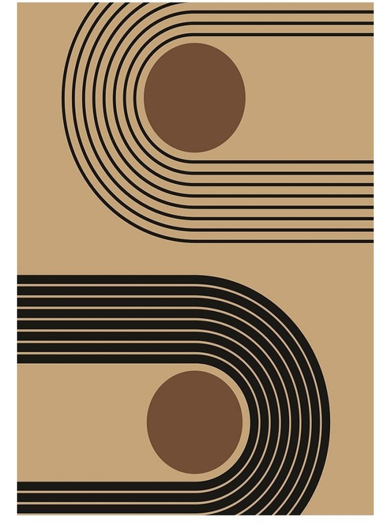 Alfombra de salón SEVENTIES Marrón - Kiabi