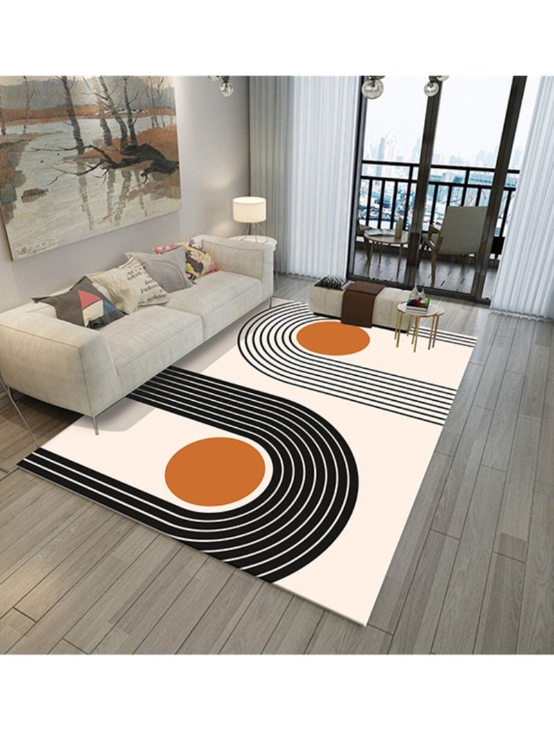 Alfombra de salón SEVENTIES Naranja - Kiabi