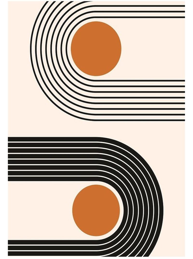 Alfombra de salón SEVENTIES Naranja - Kiabi