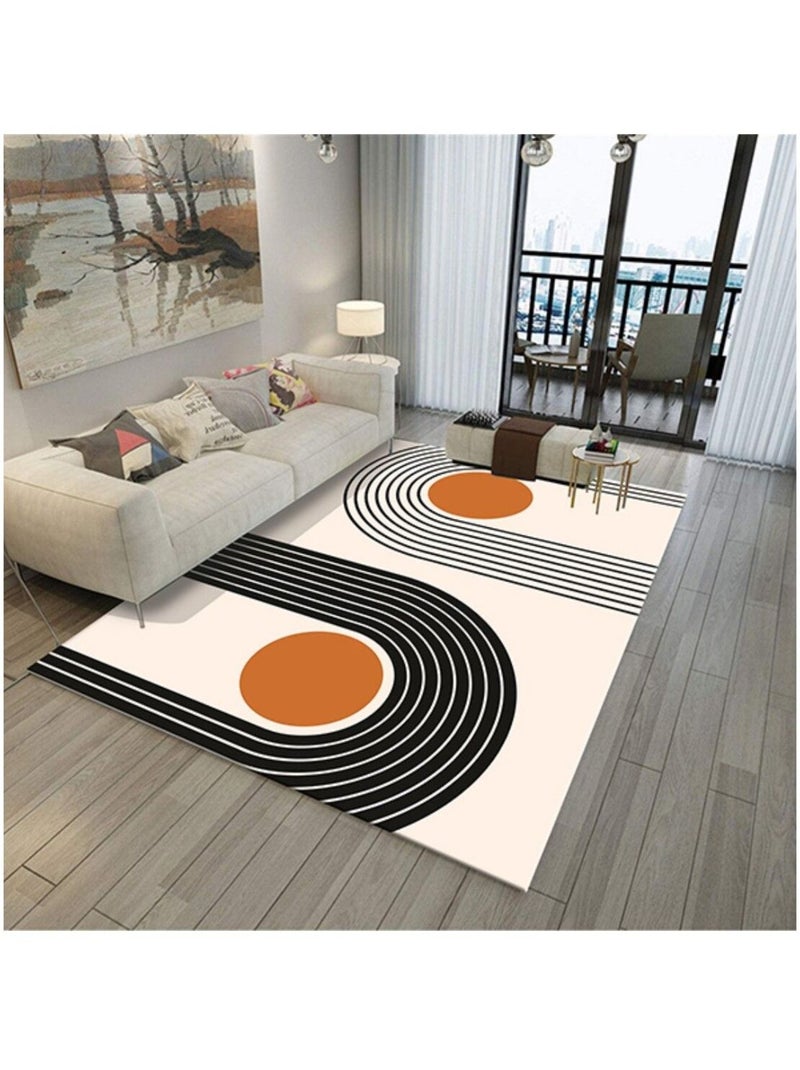 Alfombra de salón SEVENTIES Naranja - Kiabi