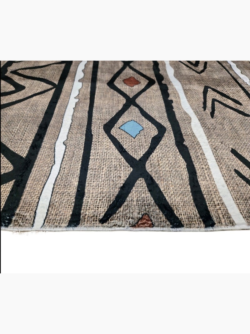 Alfombra de salón SIMAO Marrón - Kiabi