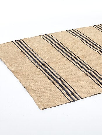 Alfombra de yute estampada