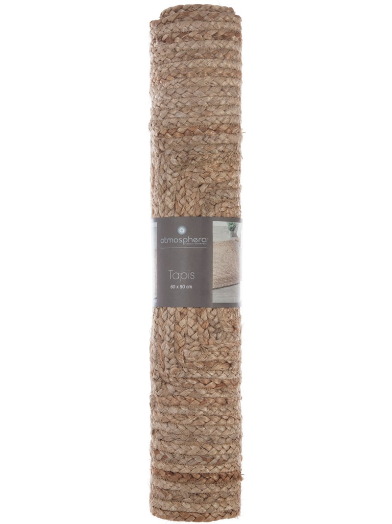 Alfombra de yute historia 60x90cm Beige - Kiabi