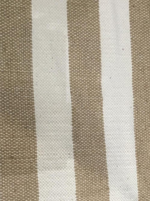 Alfombra de yute y algodón a rayas 60x120 cm – Future Home - Kiabi Alfombra de yute y algodón a rayas 60x120 cm – Future Home - Kiabi