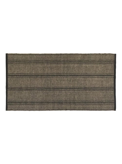 Alfombra decorativa a rayas – algodón y yute – Future Home - Kiabi Alfombra decorativa a rayas – algodón y yute – Future Home - Kiabi