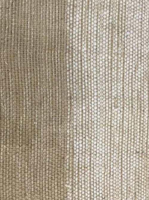 Alfombra decorativa con flecos en yute y algodón - Kiabi