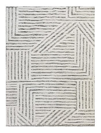 Alfombra decorativa de algodón JIVE geométrica 140 x 200 cm – Future Home