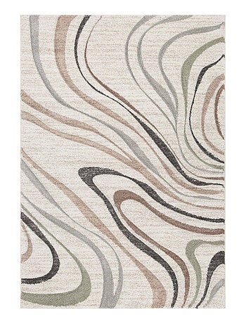 Alfombra decorativa de interior con diseño abstracto