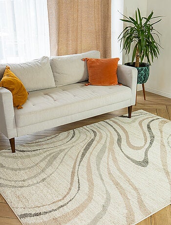 Alfombra decorativa de interior con diseño abstracto