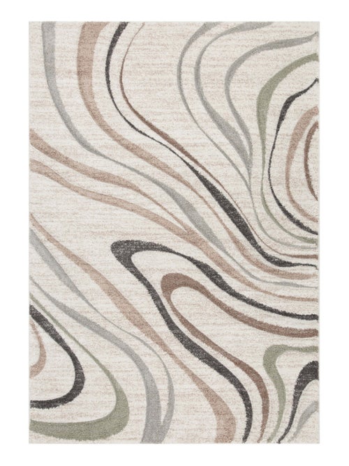 Alfombra decorativa de interior con diseño abstracto - Kiabi Alfombra decorativa de interior con diseño abstracto - Kiabi