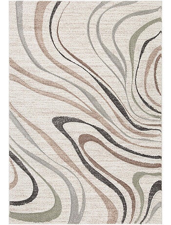 Alfombra decorativa de interior con diseño abstracto