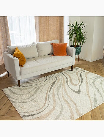 Alfombra decorativa de interior con diseño abstracto