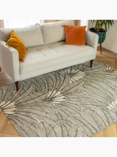 Alfombra decorativa de palmera para interiores y exteriores - Kiabi Alfombra decorativa de palmera para interiores y exteriores - Kiabi