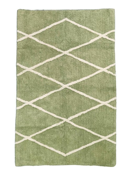 Alfombra decorativa estilo bereber tuftada en algodón 100x150 cm – BALTE – Future Home - Kiabi Alfombra decorativa estilo bereber tuftada en algodón 100x150 cm – BALTE – Future Home - Kiabi