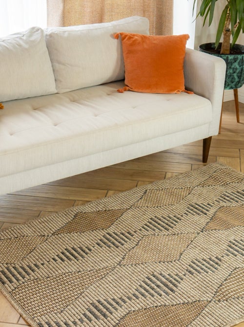 Alfombra decorativa étnica para interiores y exteriores - Kiabi