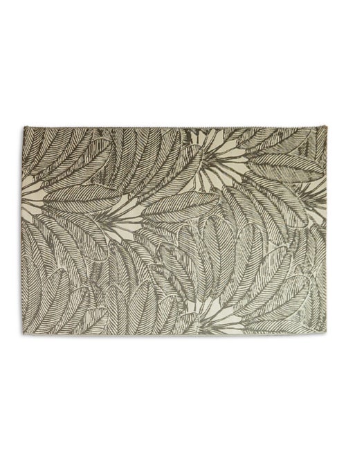 Alfombra decorativa interior exterior palmeras grises - 120 x 170 cm Future Home - Kiabi
