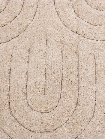 Alfombra decorativa moderna de algodón con diseño gráfico