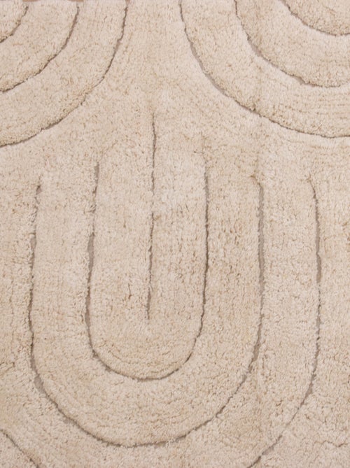 Alfombra decorativa moderna de algodón con diseño gráfico - Kiabi Alfombra decorativa moderna de algodón con diseño gráfico - Kiabi