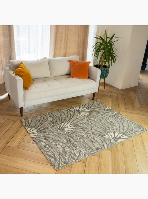 Alfombra decorativa 'PALMA' Future Home – 120 x 170 cm, palmeras - Kiabi