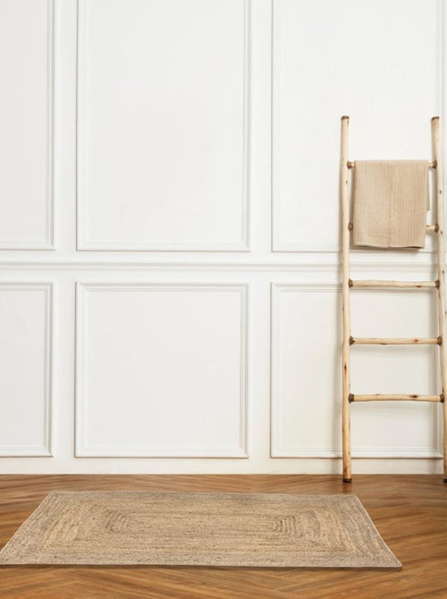 Alfombra decorativa rectangular de yute - Kiabi