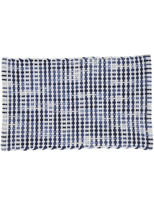 Alfombra decorativa reversible a cuadros en policotón 50 x 80 cm – Guy Levasseur - Kiabi Alfombra decorativa reversible a cuadros en policotón 50 x 80 cm – Guy Levasseur - Kiabi