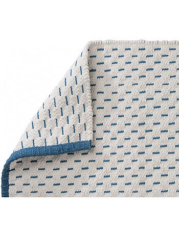 Alfombra decorativa reversible de algodón