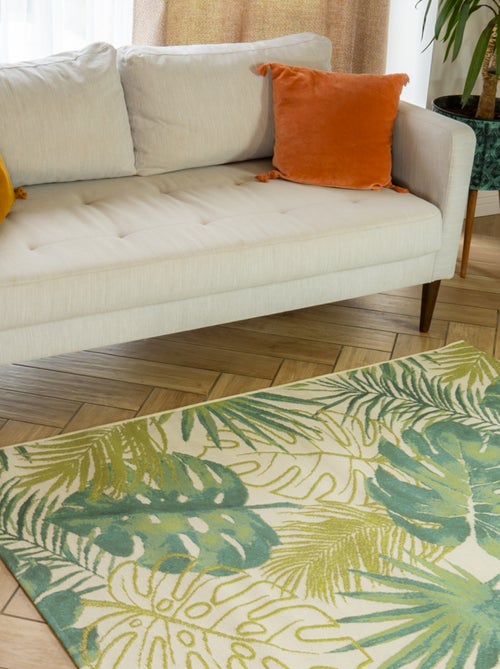 Alfombra decorativa tropical para interiores y exteriores - Kiabi