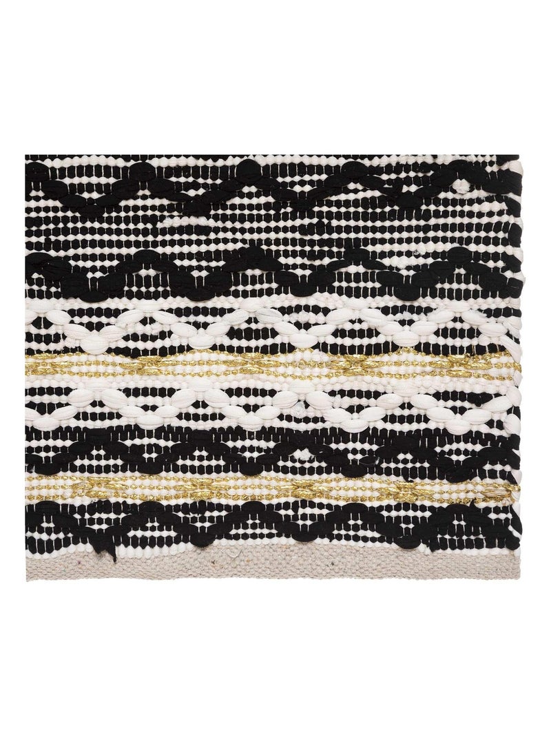 Alfombra en jacquard flexible Negro - Kiabi