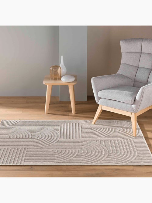 Alfombra Ezio Gráfica Tejida con Relieves - Kiabi