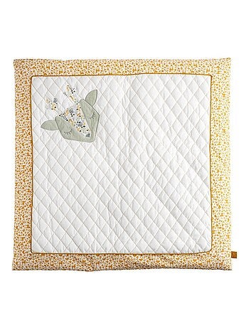 Alfombra grande de algodón blanco 100x100 - sauthon
